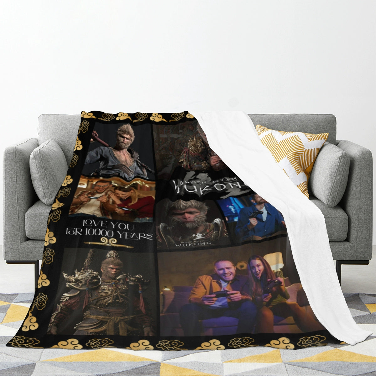 Black Myth Wukong Personalized Photo Blanket img 2