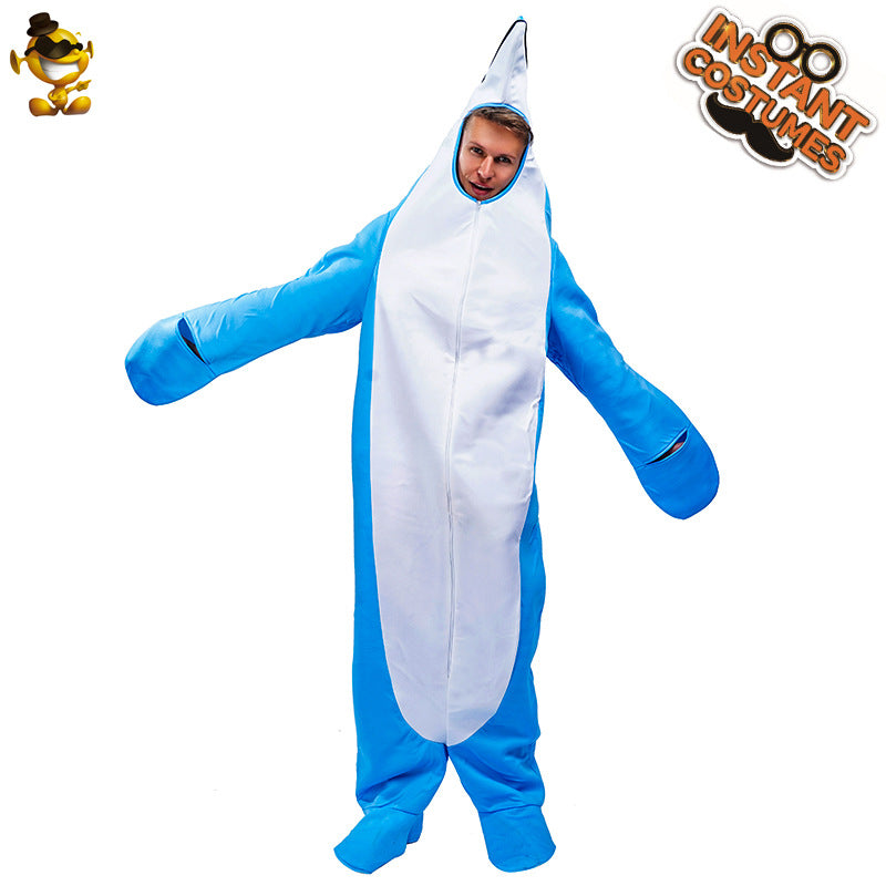 shark onesie costume for Halloween cosplay stage performance party role play masquerade