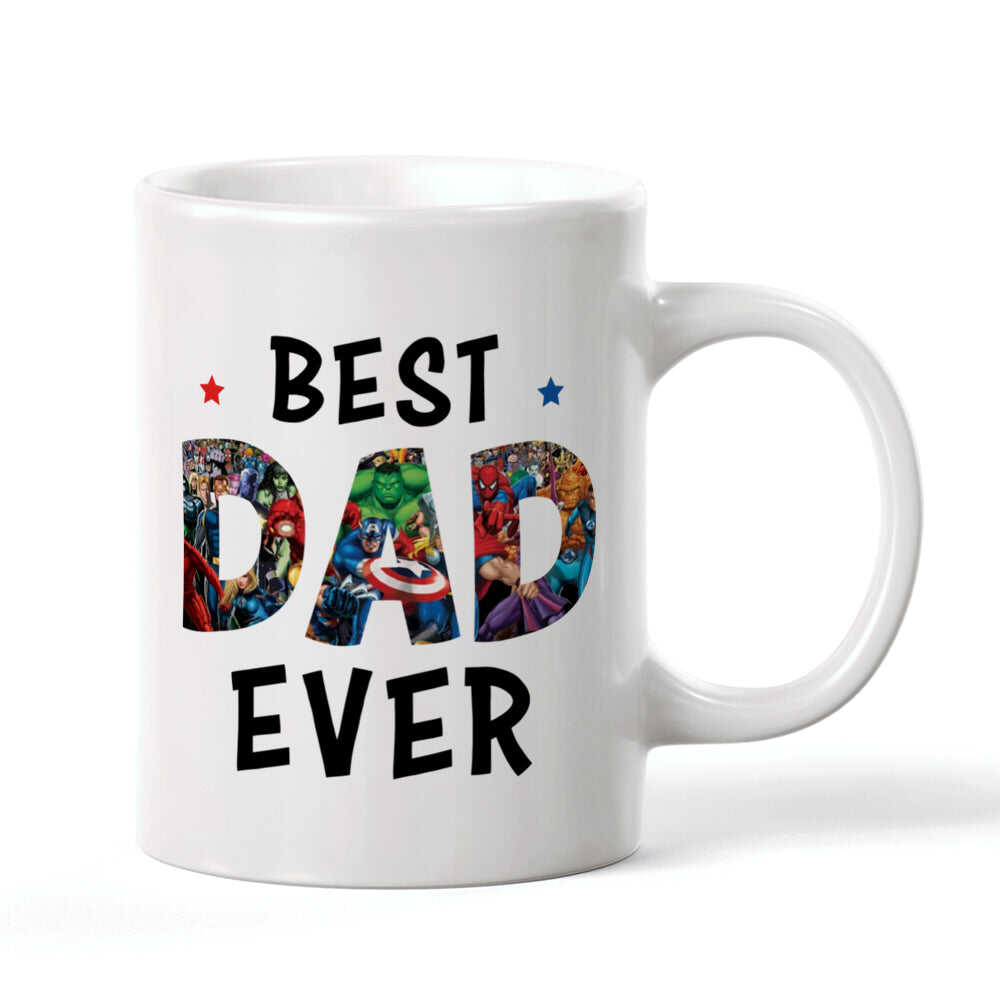Best Dad Mug Custom Father and Kid Personalized Coffee Mug img 2