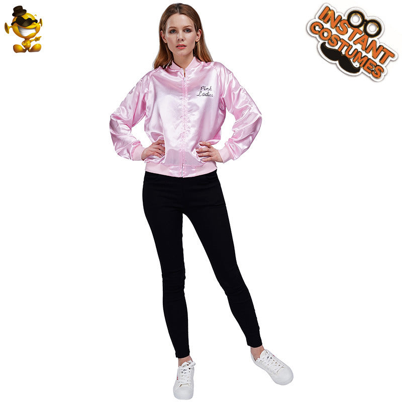 Disfraz de dama rosa para Halloween, cosplay, fiesta, actuación en el escenario