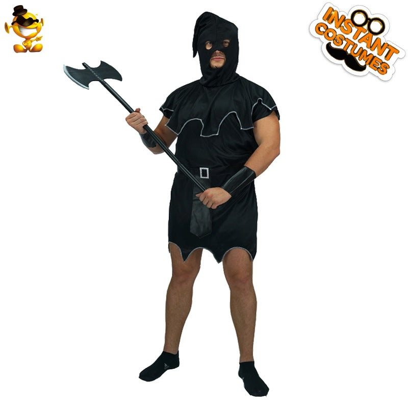 Disfraz de verdugo medieval para adultos de Halloween para hombre, disfraz de cosplay para fiesta, actuación en el escenario