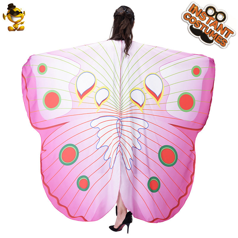 butterfly cape for women adult photo shoot costume digital print cape cosplay outfit