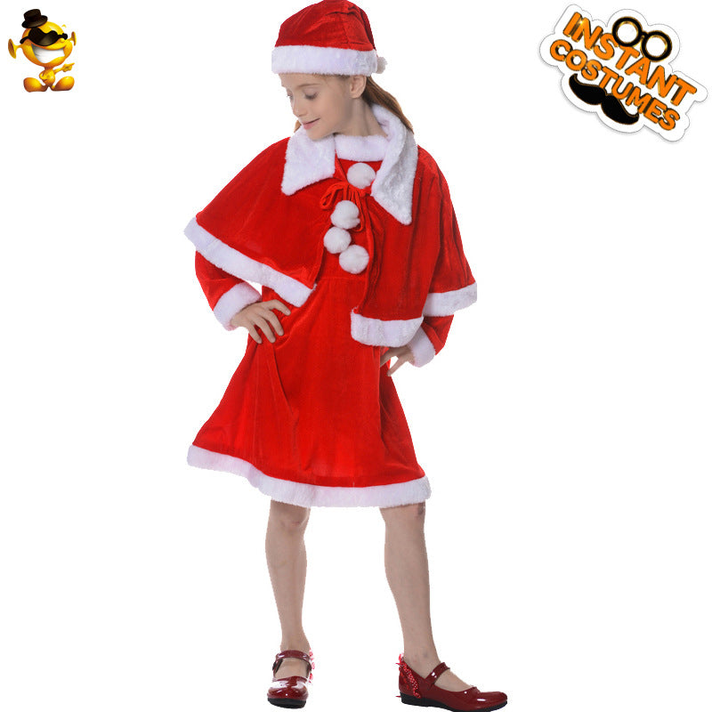 Christmas party dress for girls stage performance costume cosplay Halloween dance outfit