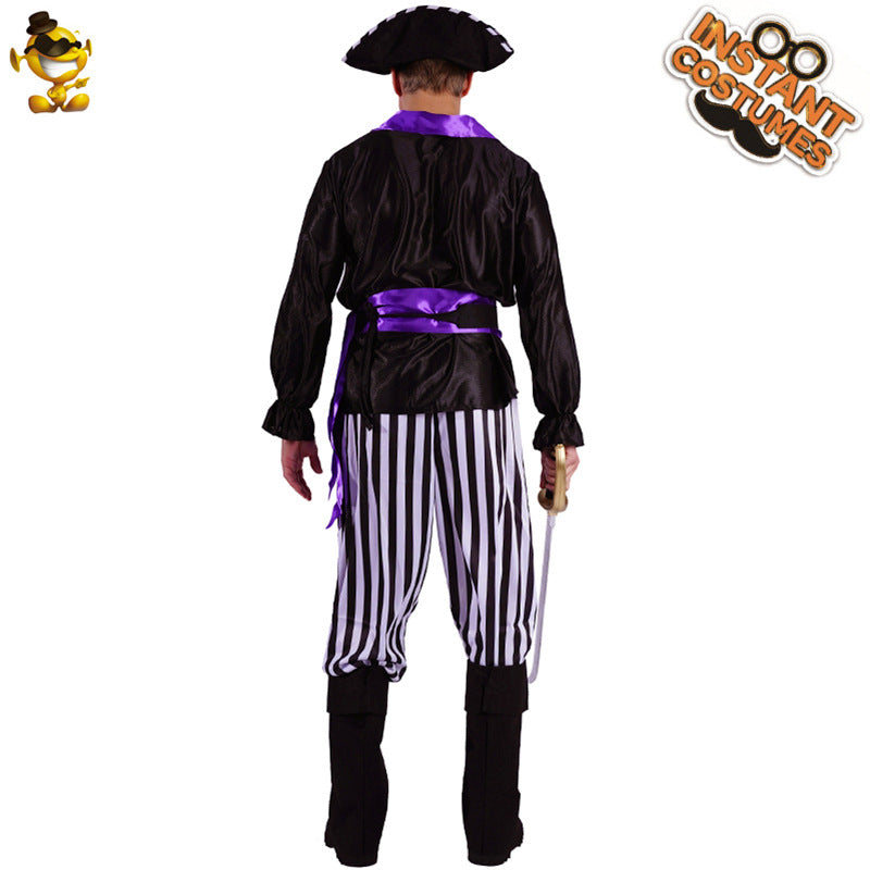 Halloween adult pirate costume for men and women couples cosplay stage performance