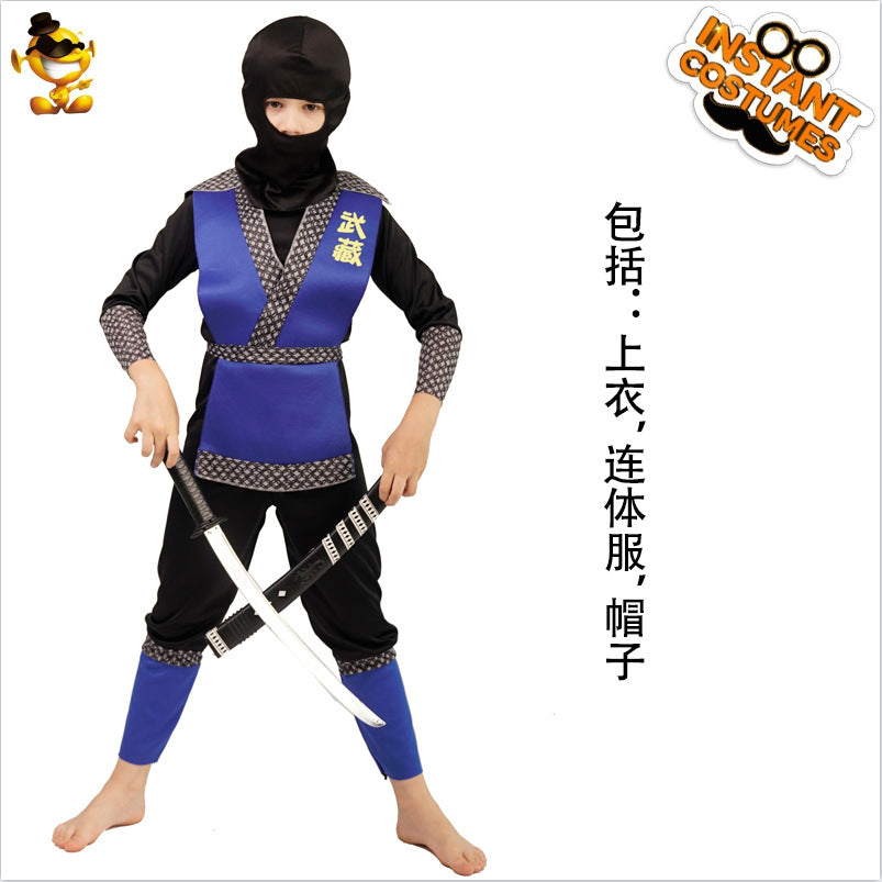 kids ninja costume for halloween cosplay role play childrens ninja outfit