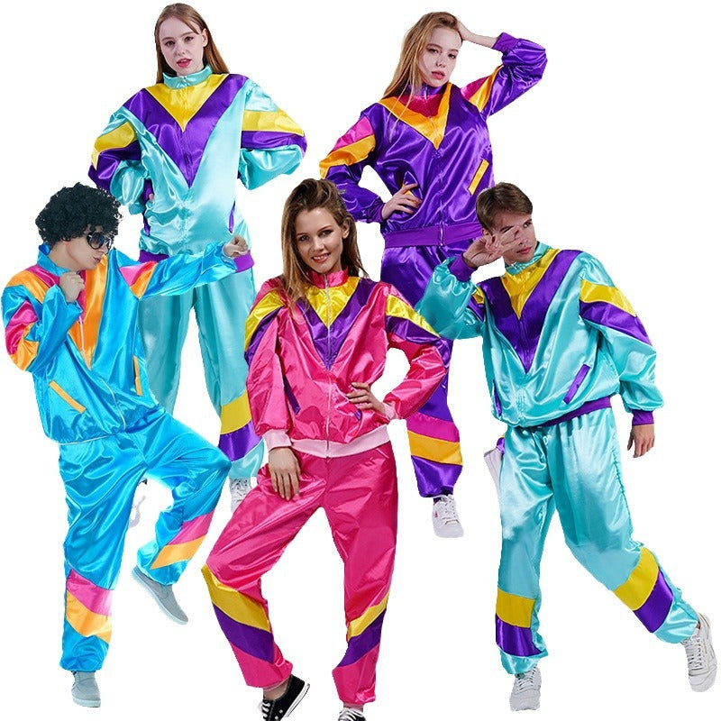 Men's hip hop party costume for dance performance, stage show, Halloween, and cosplay