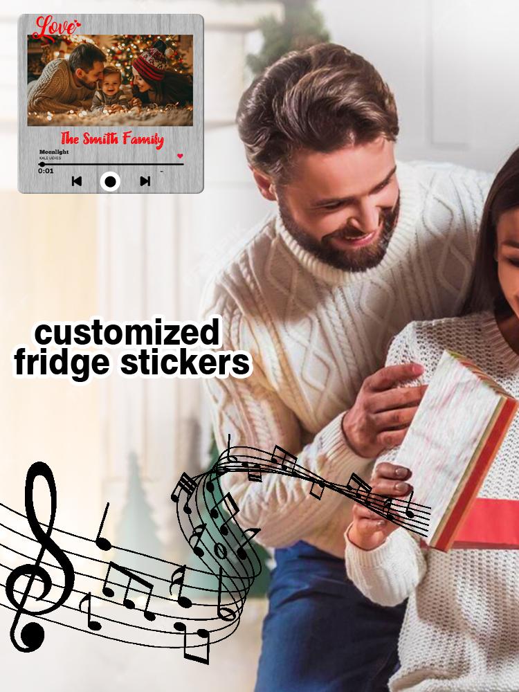 Music Fridge Magnet Personalized Family Photo Music Magnets img 2