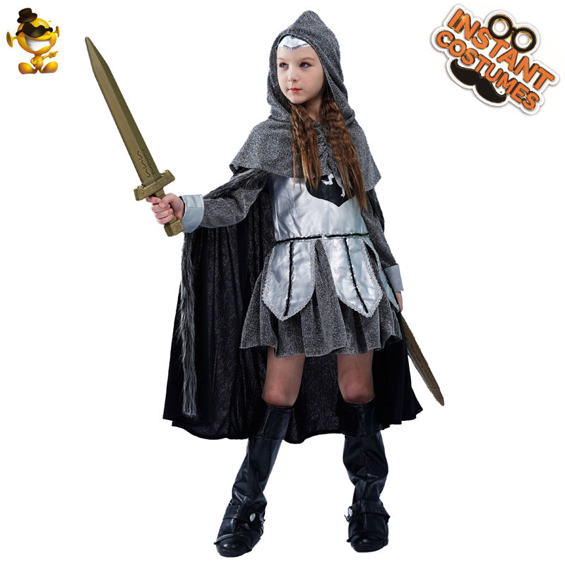 girls knight costume for stage performance halloween cosplay party
