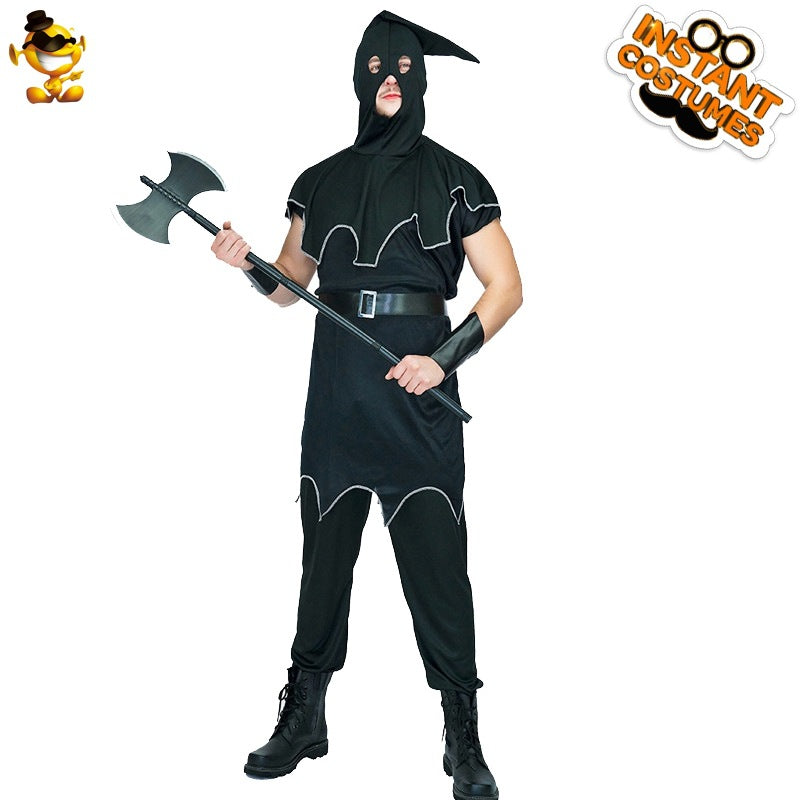 Disfraz de verdugo medieval para adultos de Halloween para hombre, disfraz de cosplay para fiesta, actuación en el escenario