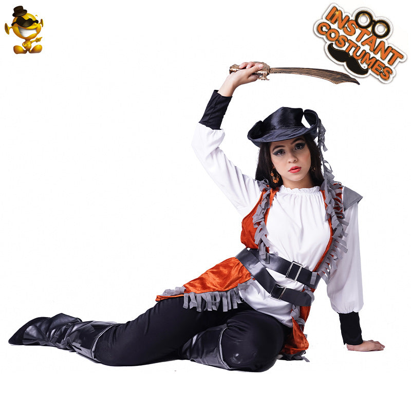 adult pirate cosplay costume for women halloween stage performance party outfit