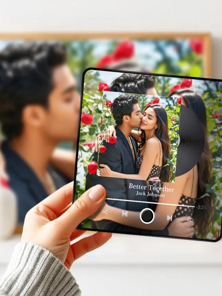 Personalized Photo Music Fridge Magnet Album Fridge Can Song img 3