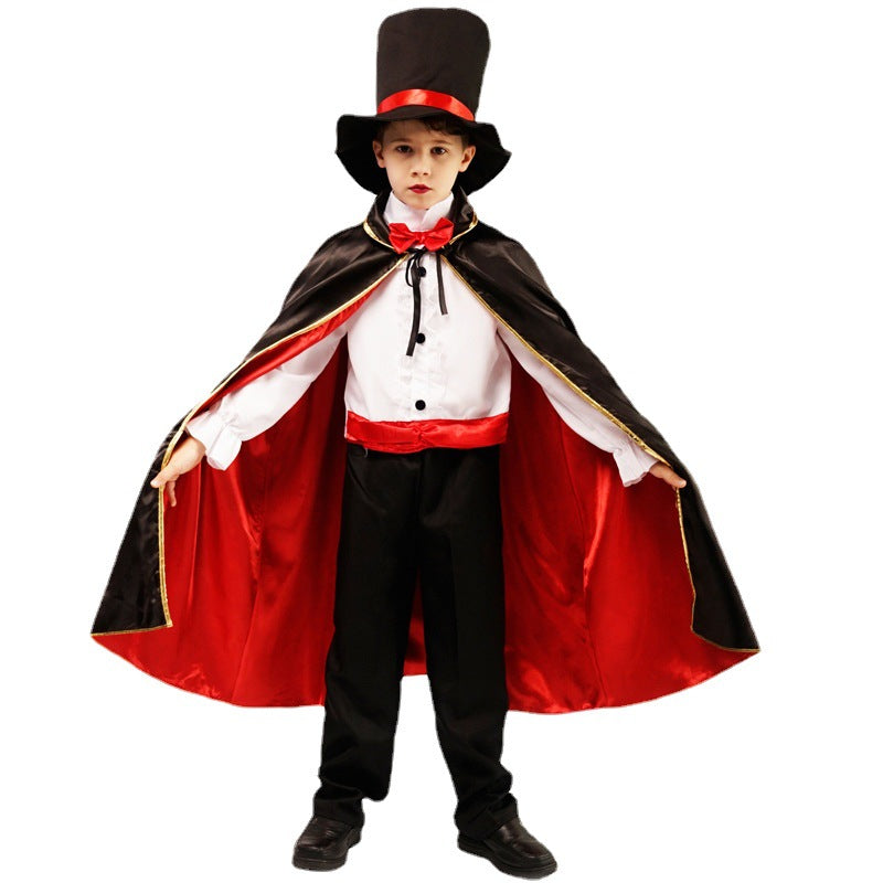 Halloween cosplay costume vampire prince outfit for masquerade party and stage performance