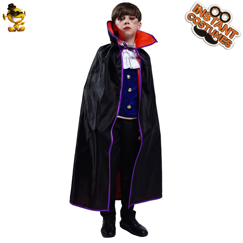 boys vampire costume for halloween cosplay party role play