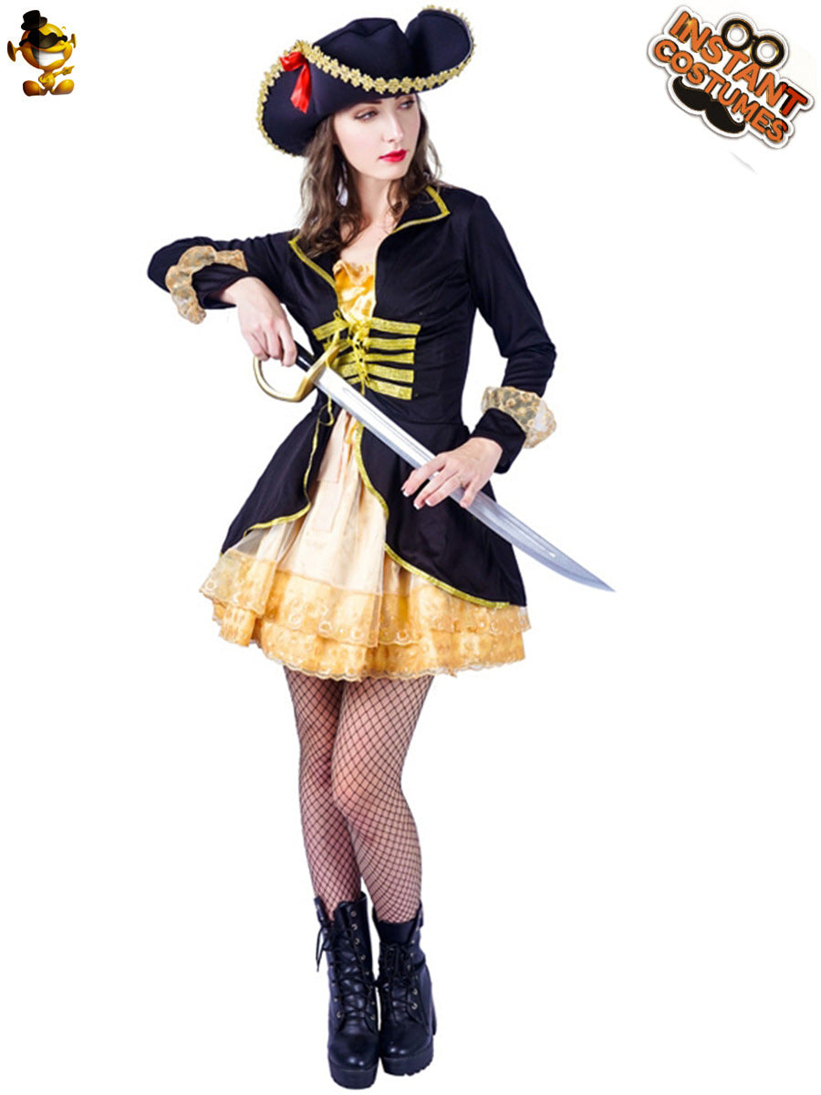 Costume de Viking pour femme adulte, tenue de pirate, cosplay, Halloween