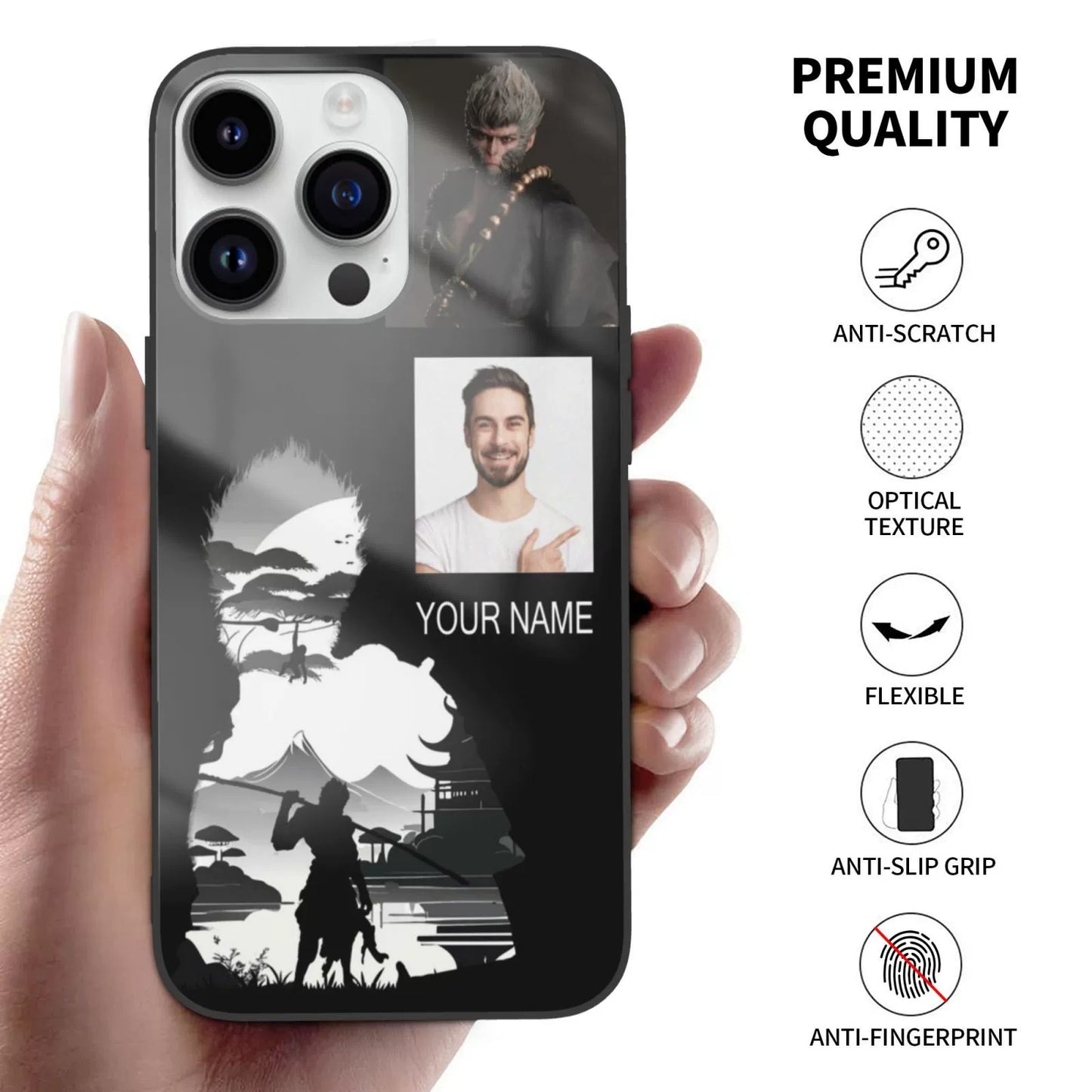 Black Myth Wukong Phone Case Custom Photo Fashion Phone Case img 3