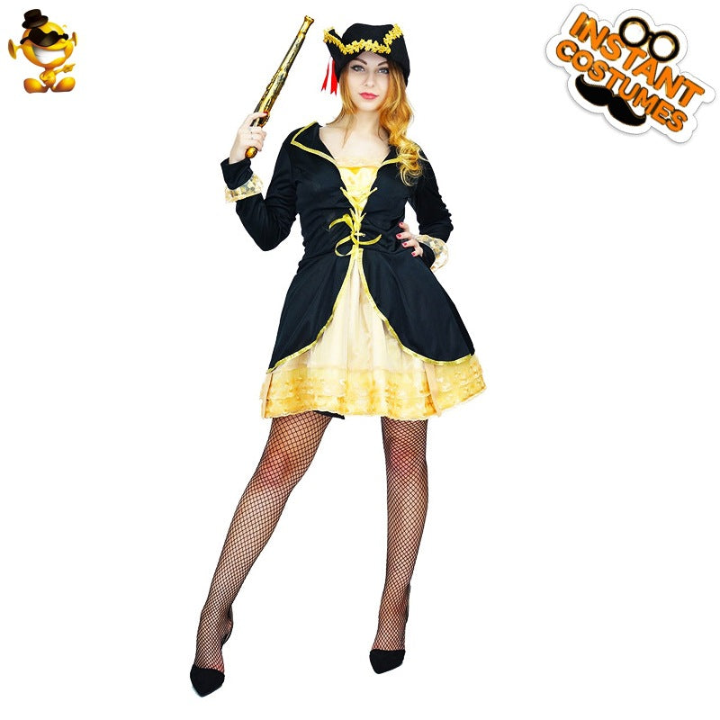 pirate costume for adults halloween cosplay party stage performance outfit