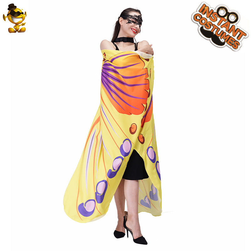 butterfly cape for women adult photo shoot costume digital print cape cosplay outfit