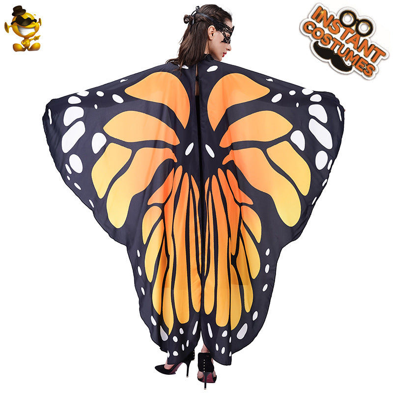 butterfly cape for women adult photo shoot costume digital print cape cosplay outfit