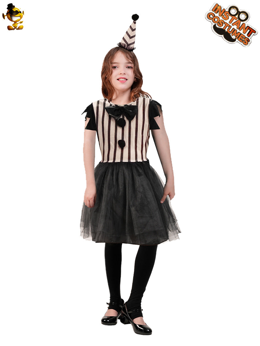 halloween clown costume family matching set for party cosplay stage performance