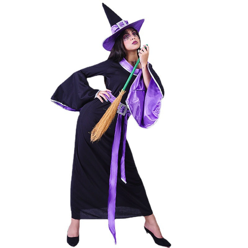 Witch Costume for Women Halloween Cosplay Party Stage Performance Outfit