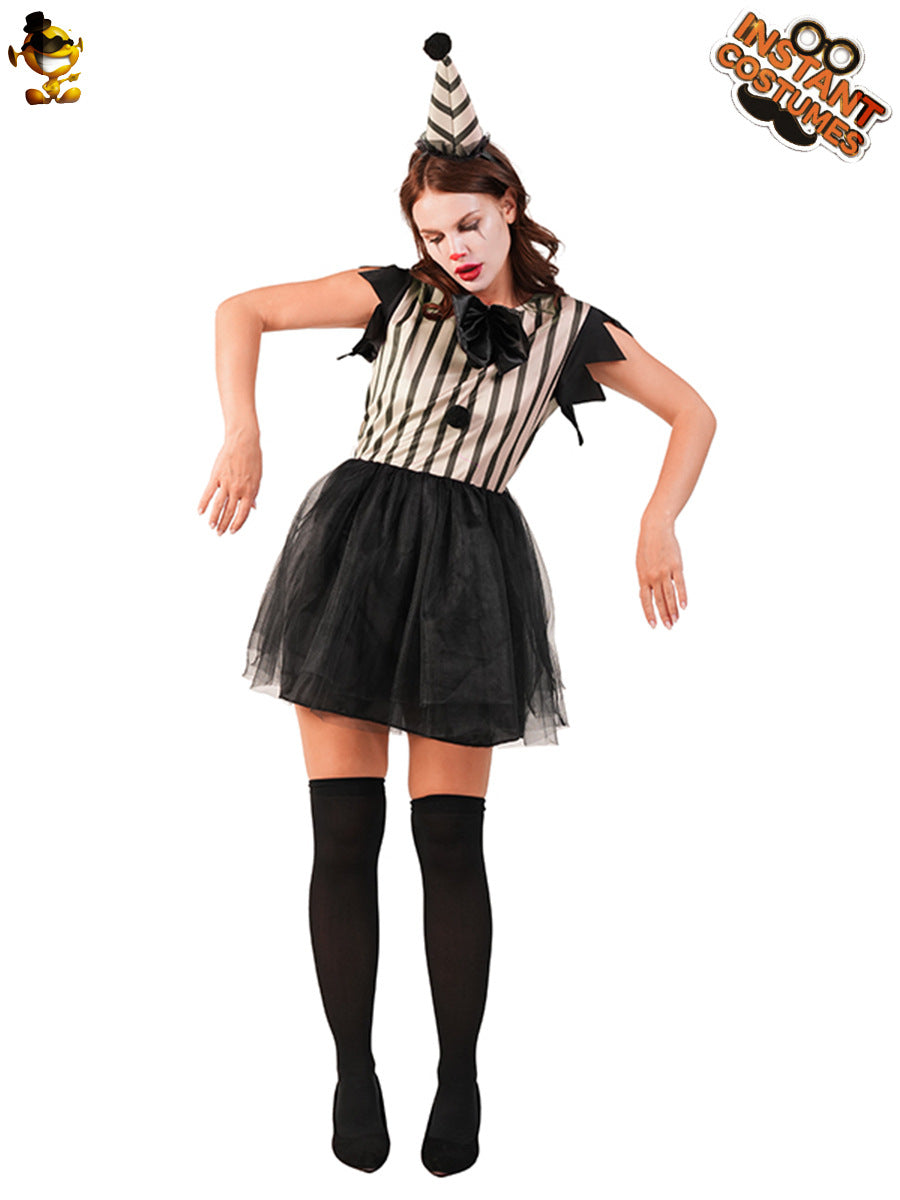 halloween clown costume family matching set for party cosplay stage performance