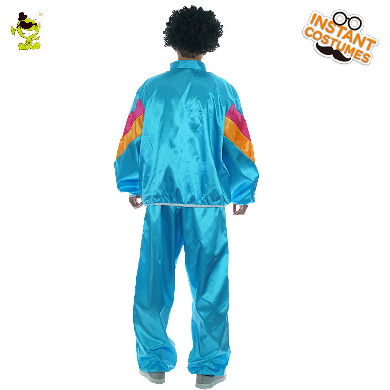 Men's hip hop party costume for dance performance, stage show, Halloween, and cosplay