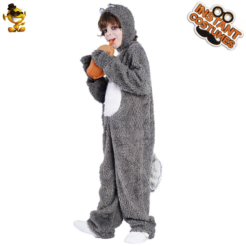 halloween squirrel costume for kids cosplay party stage performance