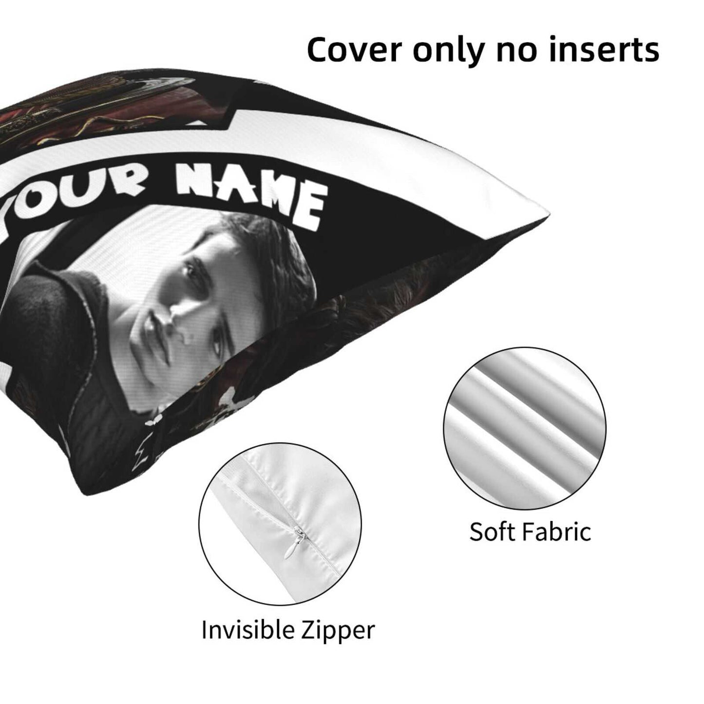 Personalized Name and Photo Black Myth Wukong Pillowcase img 4