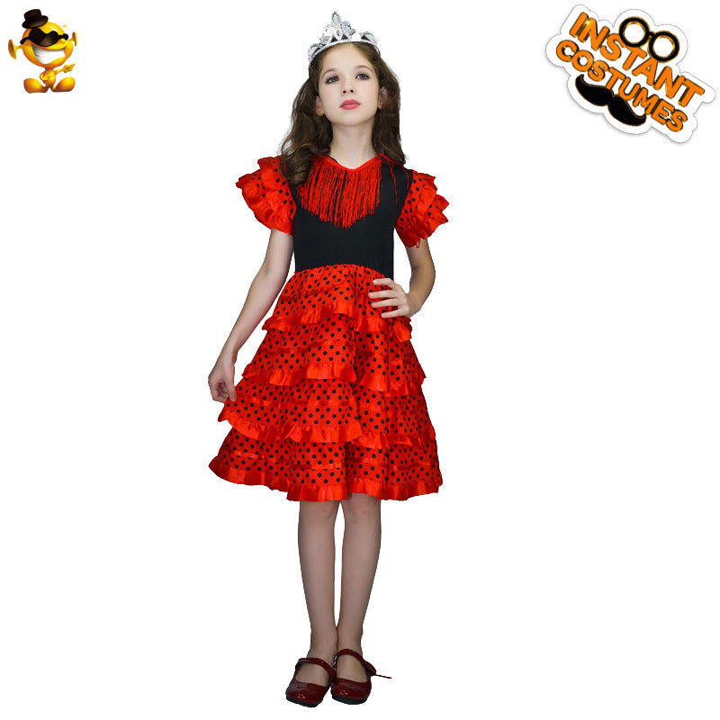 Princess dress for kids costume party cosplay stage performance role play