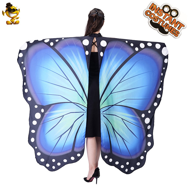 butterfly cape for women adult photo shoot costume digital print cape cosplay outfit