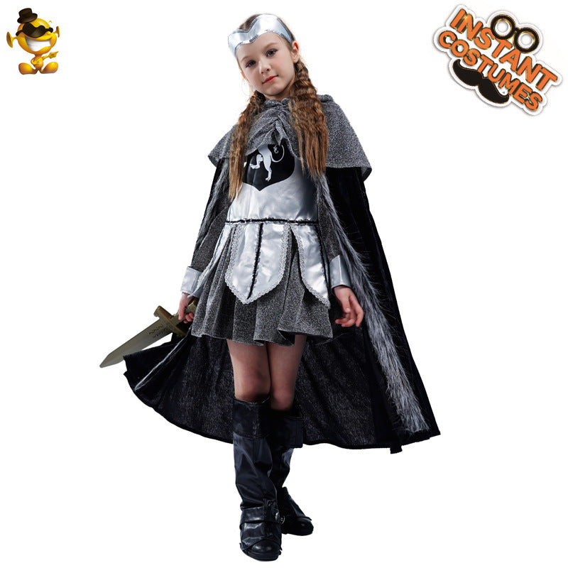 girls knight costume for stage performance halloween cosplay party