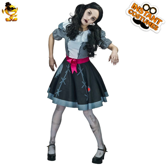 zombie puppet cosplay costume for women Halloween party stage performance