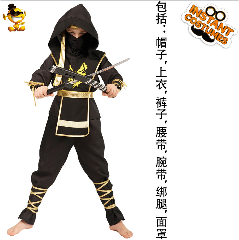 kids ninja costume for halloween cosplay role play childrens ninja outfit