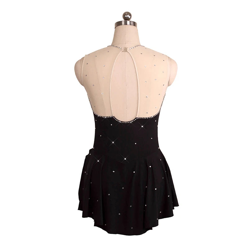 Figure Skating Training Dress Short Skirt Girls Women Gymnastics Dance Costume