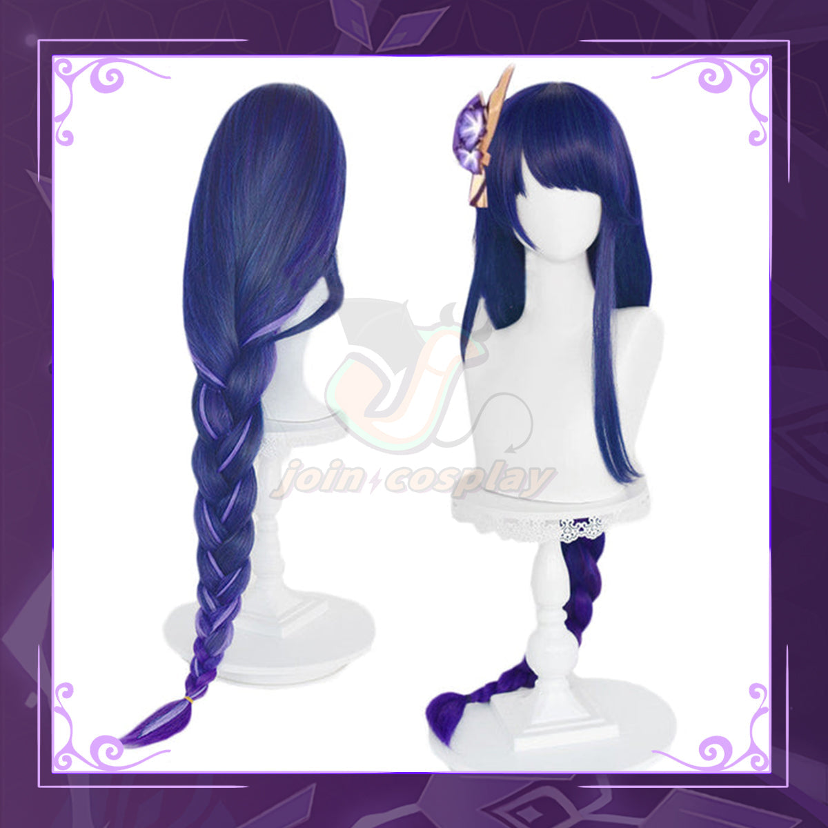 Genshin Impact - Raiden Shogun Baal Cosplay Wig