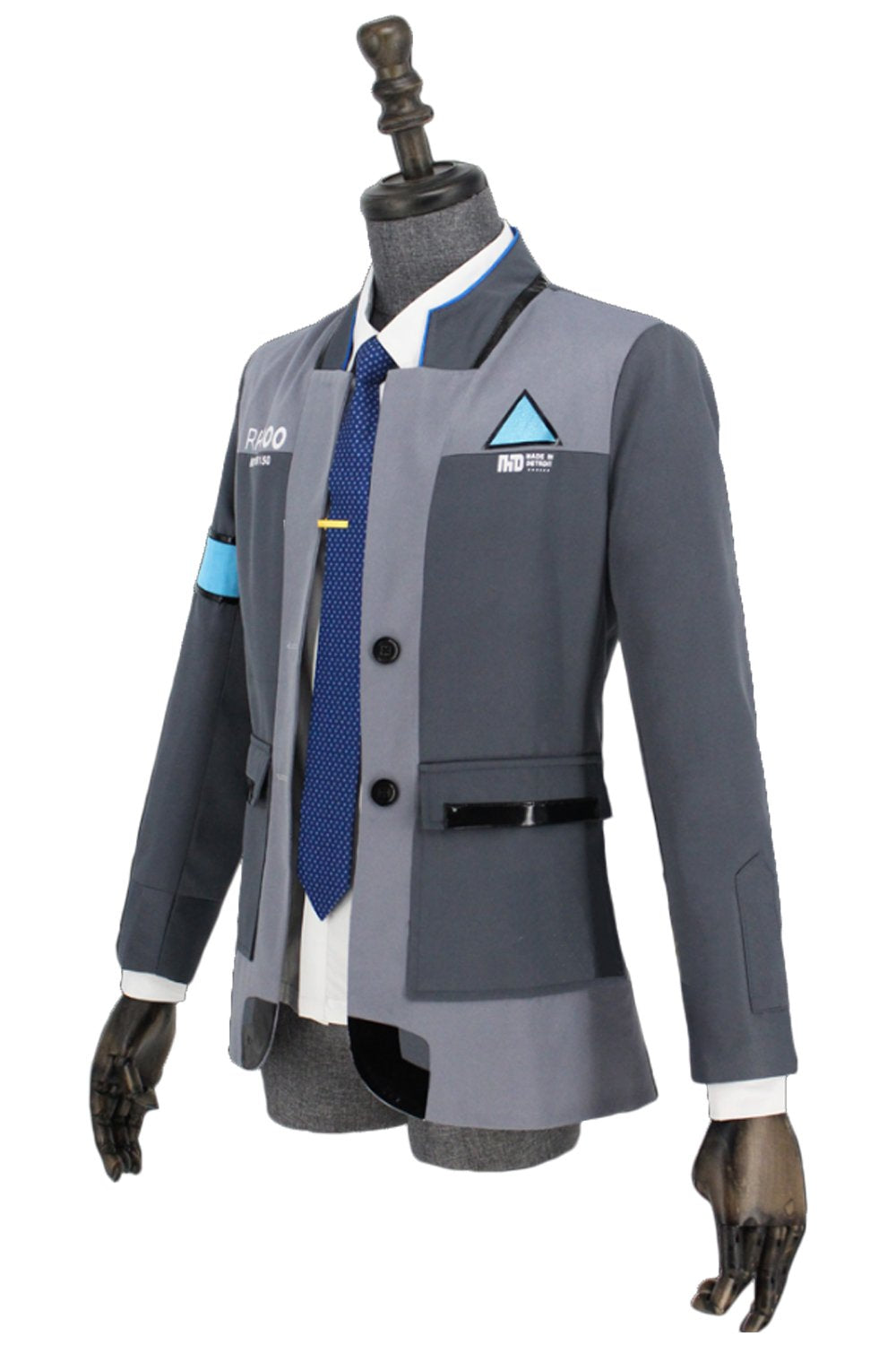 Detroit: Become Human Connor RK800 Agent Suit Uniform Tight Unifrom Cosplay Costume Halloween