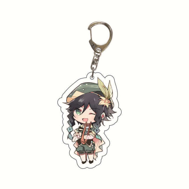 Genshin Impact Cosplay Keychain