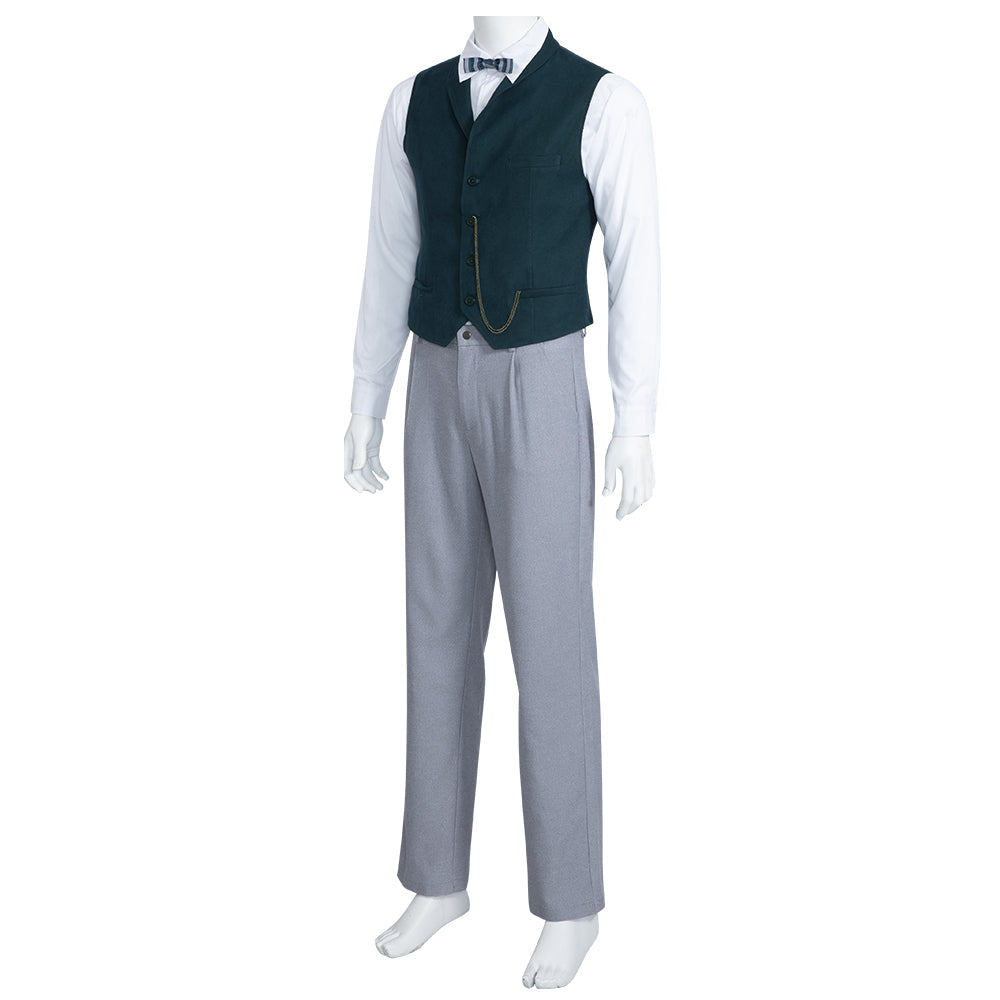 Fantastic Beasts: The Secrets of Dumbledore Newt Scamander Movie Cosplay Costume