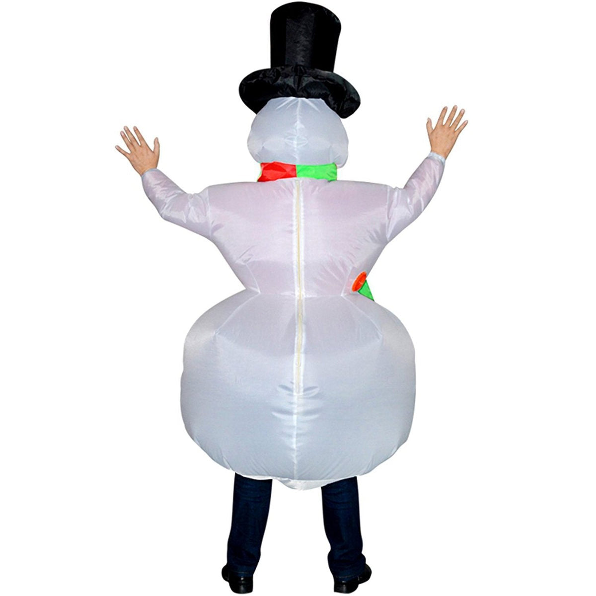Inflatable Christmas Snowman Adult Size Cosplay Costume