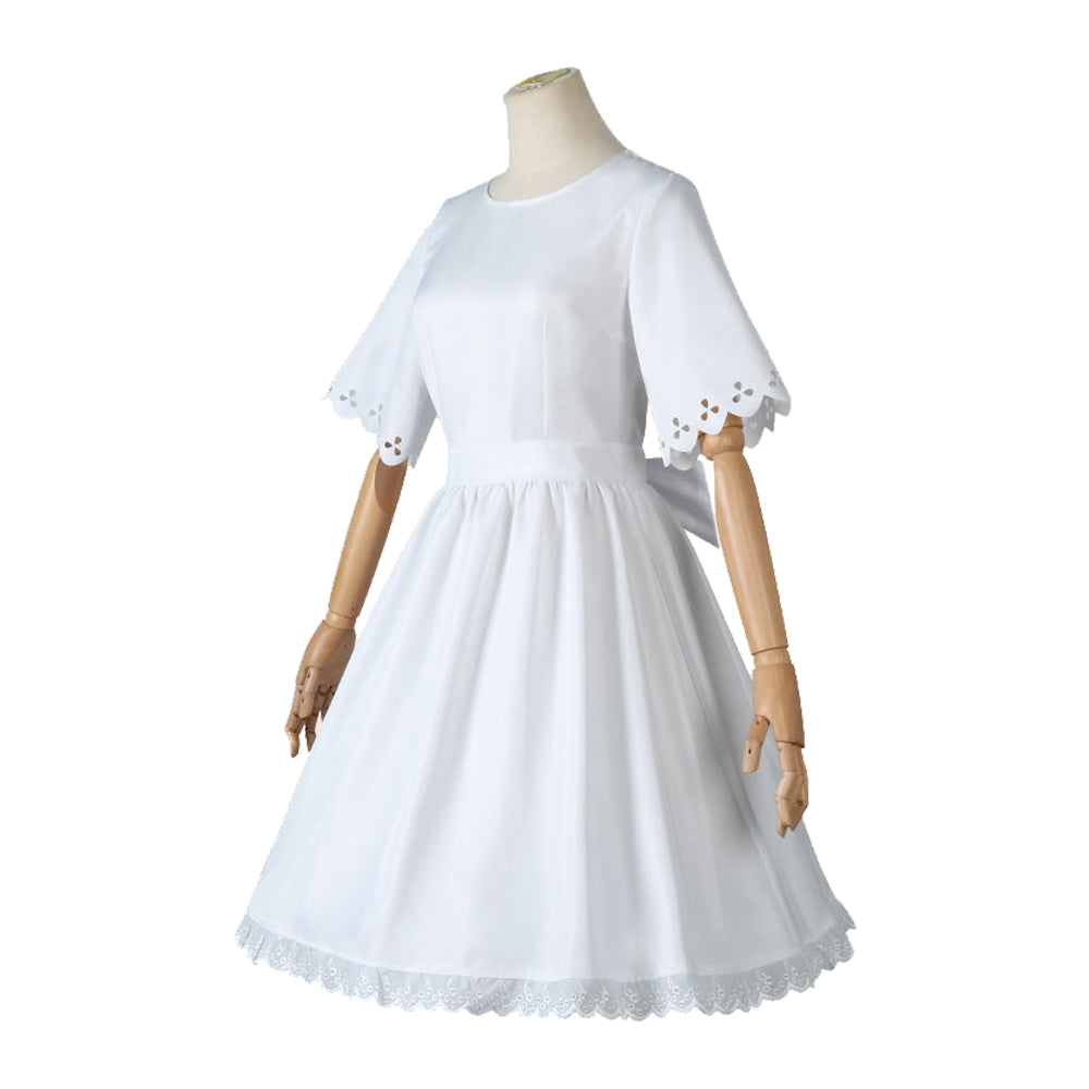 Anime SPY x FAMILY Anya Forger White Daily Dress Cosplay Costume