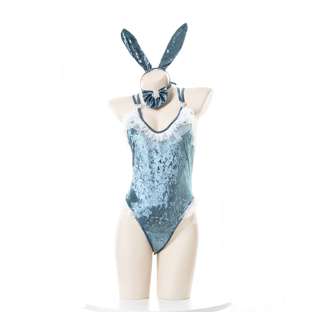 Blue Bunny Girl Sexy Cosplay Costume