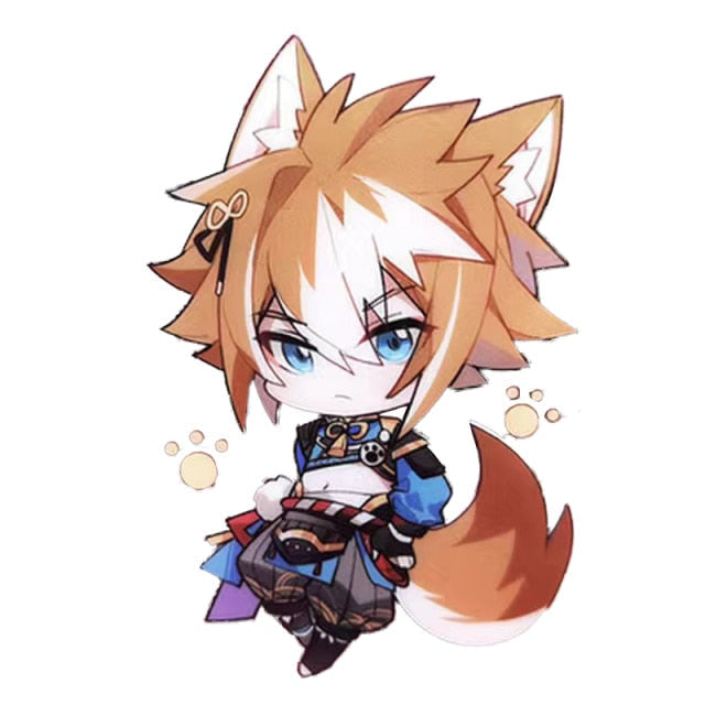Genshin Impact Cosplay Keychain