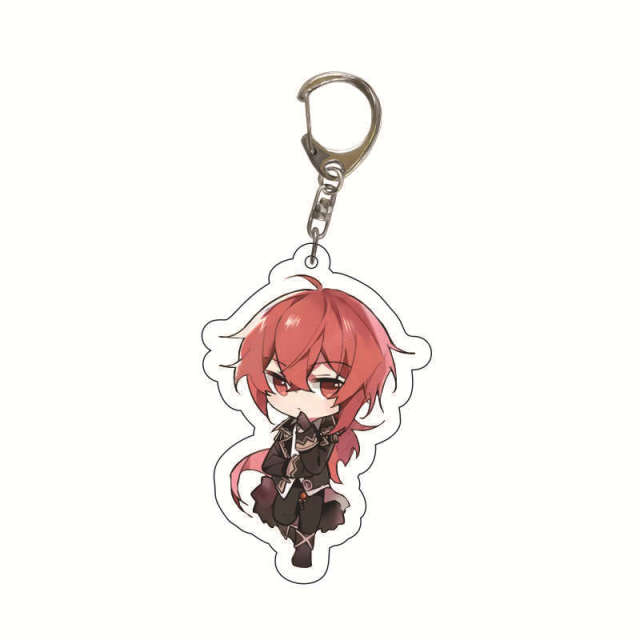Genshin Impact Cosplay Keychain