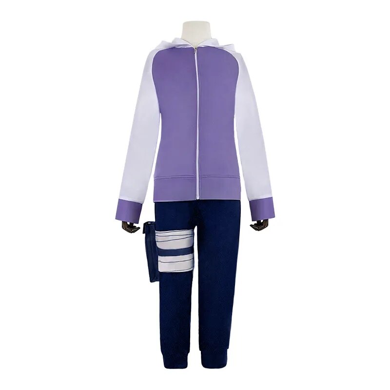 Anime Hyuga Hinata Cosplay Costume Hinata Uniform Coat Panty Suit Set Halloween Party Cos Clothing for Women Girls