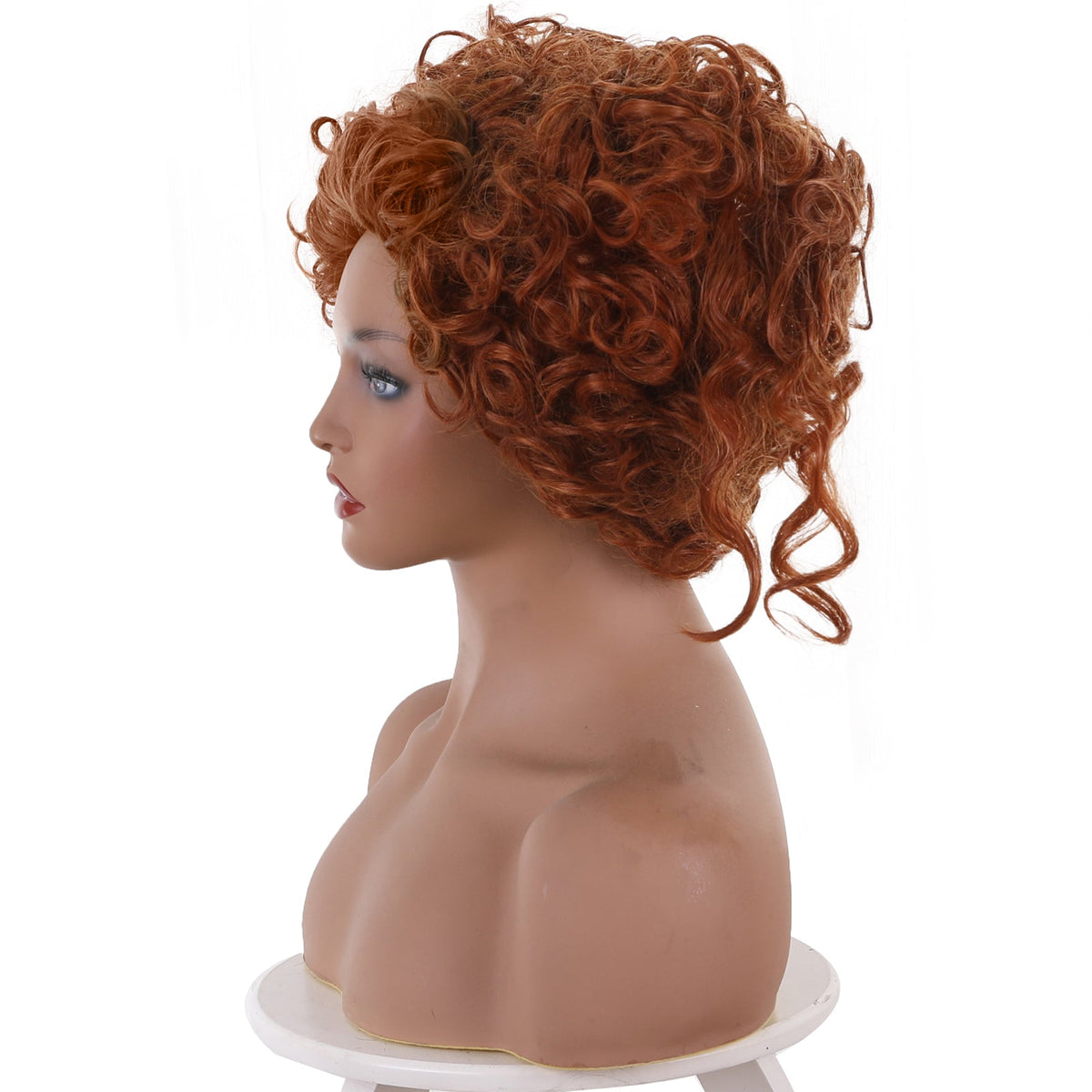 Hocus Pocus 2 Winifred Sanderson heart-shaped Brown short Movie Cosplay Halloween cosplay Wig Special Wig