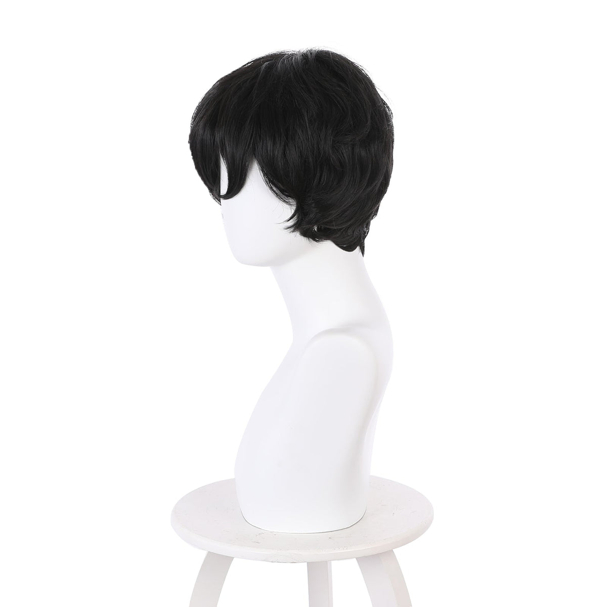 Anime The Duke of Dearh and His Maid Duke of Dearh Black Short Cosplay Wig