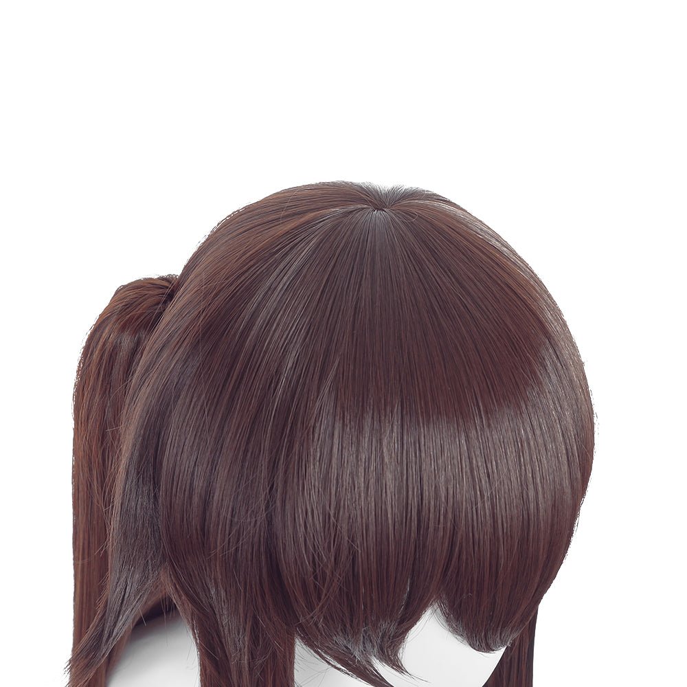 Anime Genshin Impact Hu Tao Reddish brown Ex-long Cosplay Wig