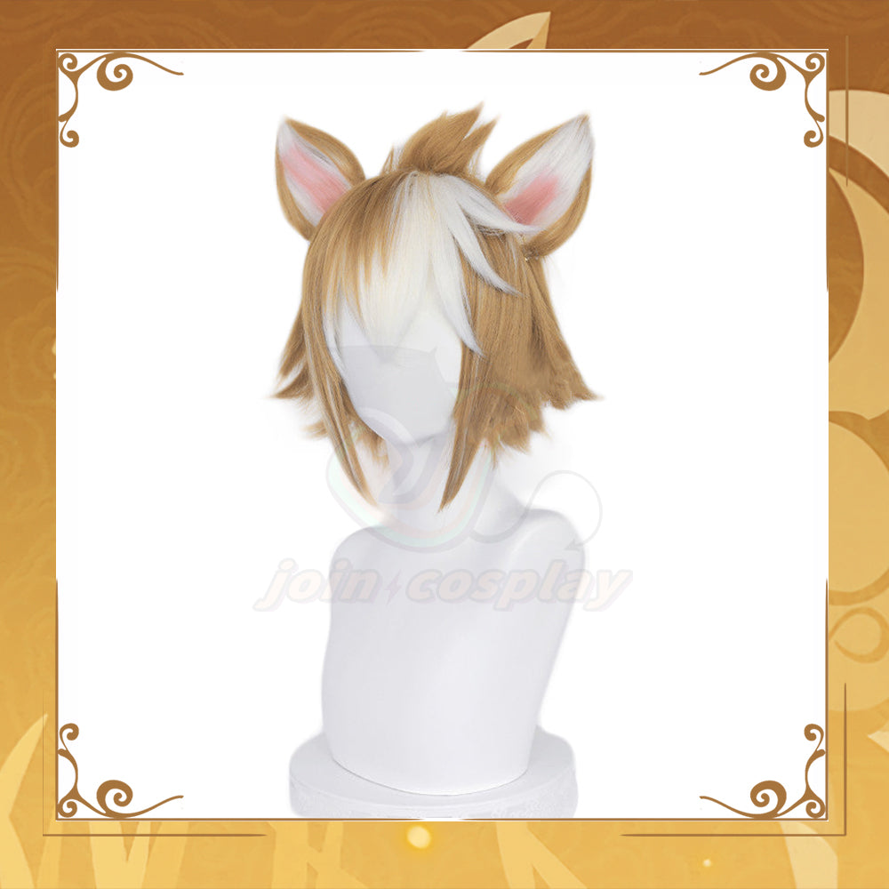 Genshin Impact-Gorou Cosplay Wig