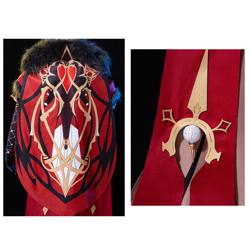 Genshin Impact Fatui La Signora Cosplay Costume