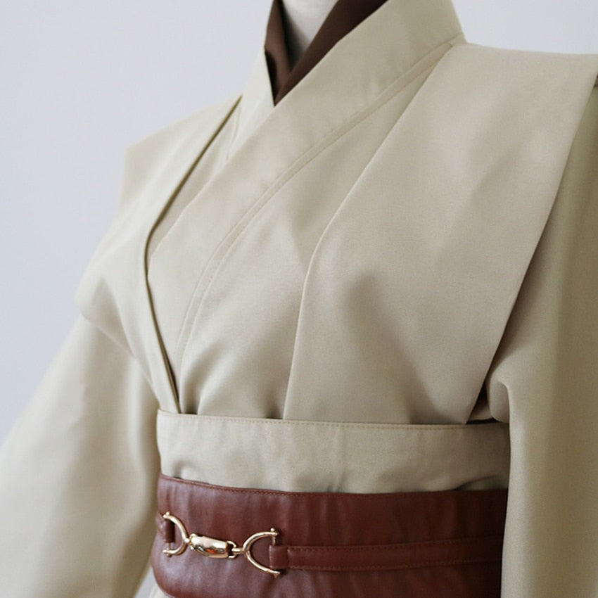 Jedi Knight Anime Cosplay Costume for Women Men Halloween Fancy Anakin Disguise May The Force Be with You